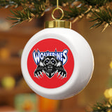 Wolverines Christmas Ball Ornament