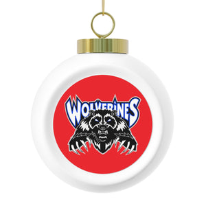 Wolverines Christmas Ball Ornament